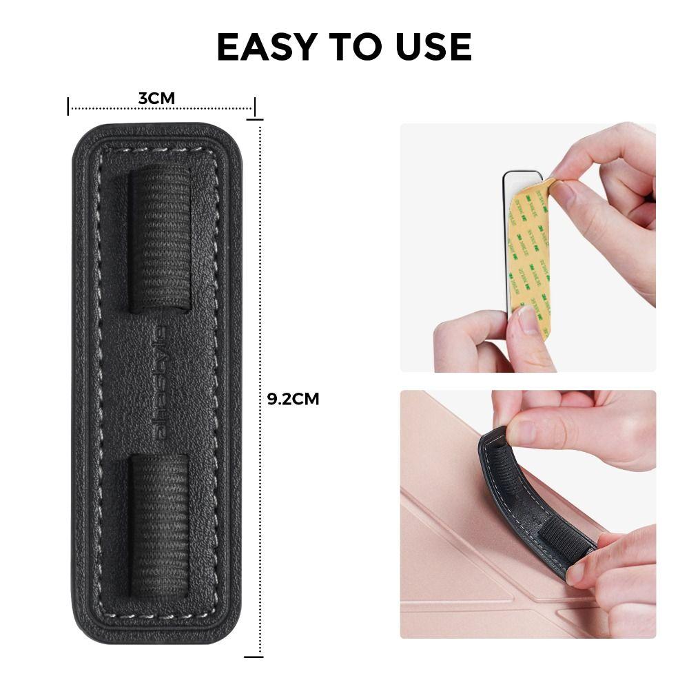 PU Stylus Pen Holder Sticker Slot Elastic Band New Anti-Lost Case for Apple Pencil 1/2