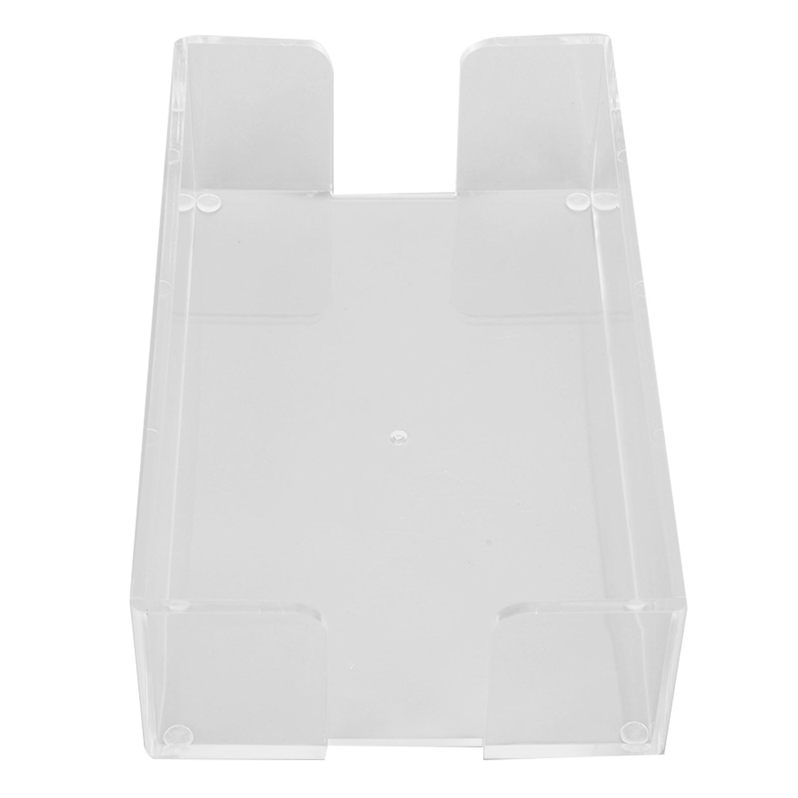 

Акриловый держатель для салфеток, прозрачный, без колпачка, держатель для салфеток для ванной комнаты 23x14x6 см, мочалка для