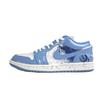 Air Jordan 1 Low 'Legend Blue' Antideslizante Resistente a la Abrasión Caña Baja Zapatillas de Baloncesto Vintage Unisex Azul FZ2138-114(Equipo352-)