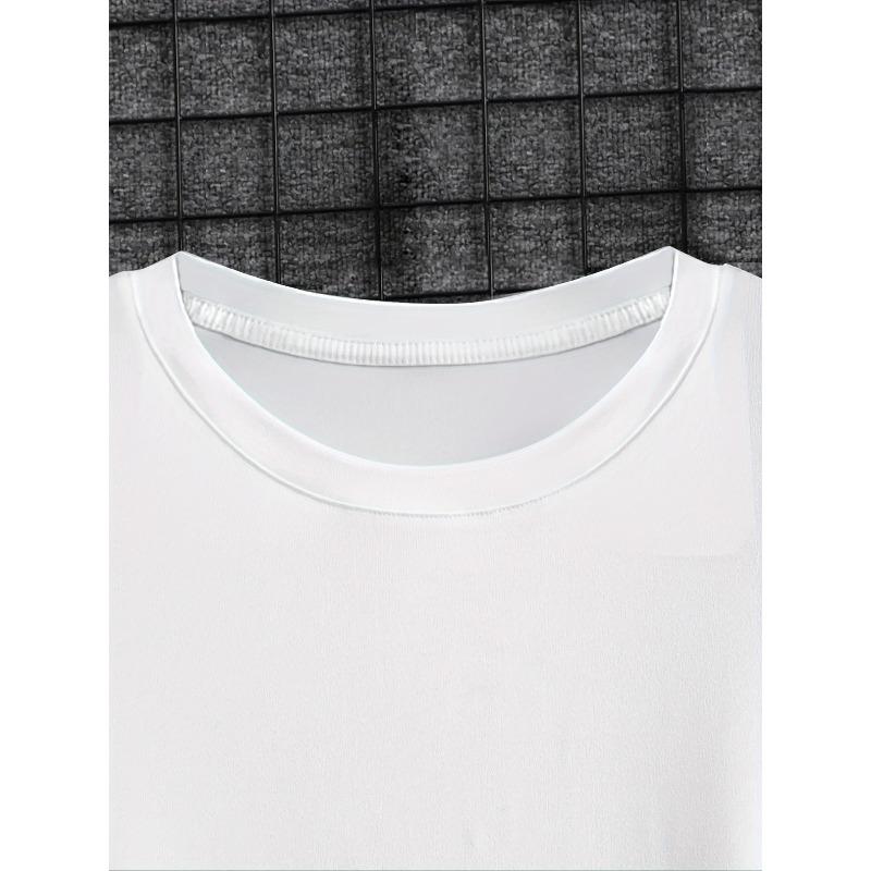 Taglie europee T-shirt casual da donna con stampa, manica scesa, vestibilità larga