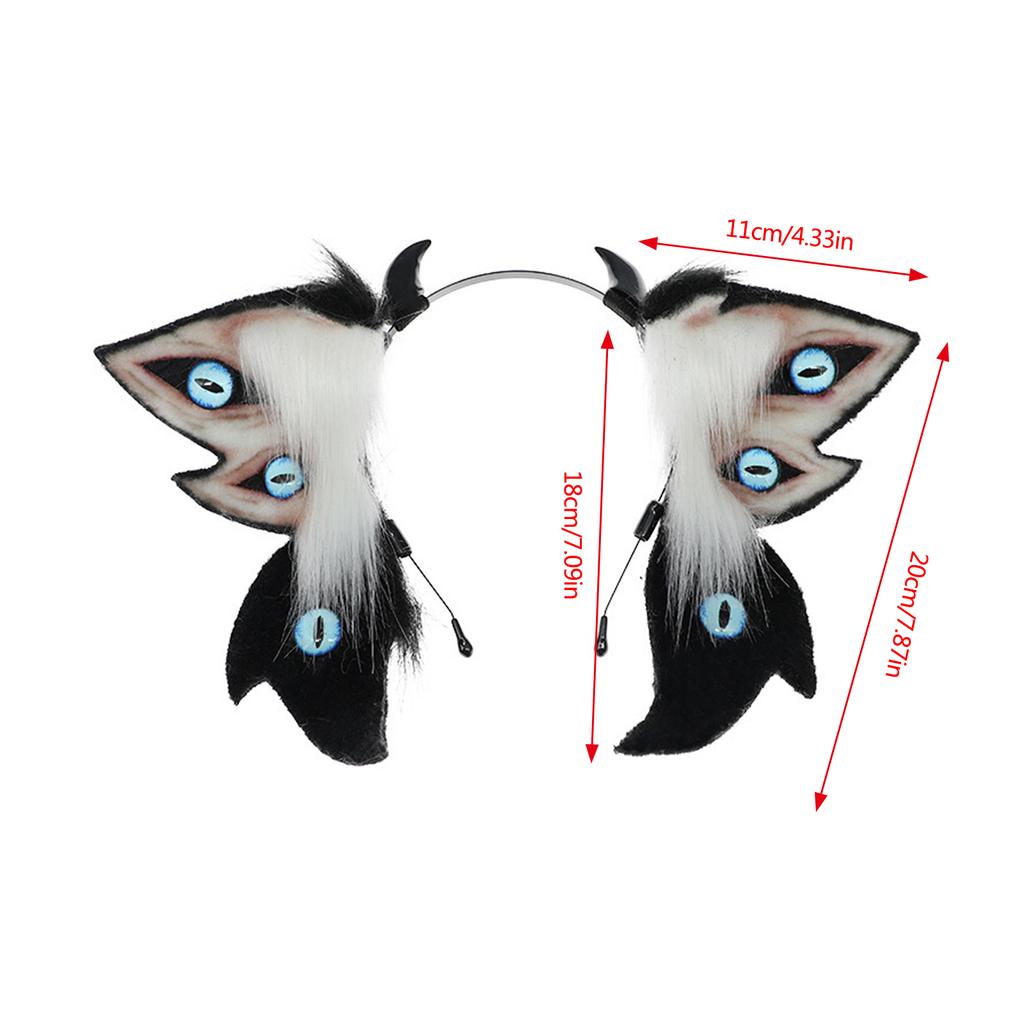 Comfortable Animal Ear Headband Hair Decors for Parties Halloween Role Playing Cute Headpieces Accesories for Girls