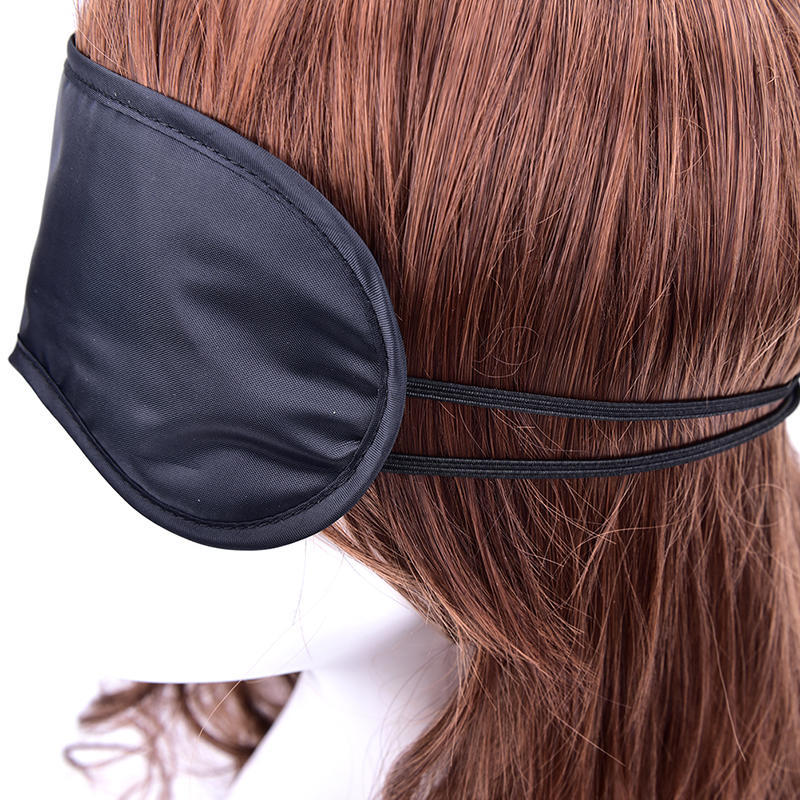 10Pcs Eye Mask Shade Cover Blindfold Night Sleeping Black  A,