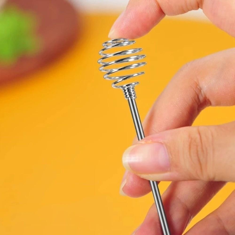 4pcs Multi-Function Stainless Steel Stirrer Long Handle Honey Mixing Stirrers  Kitchen