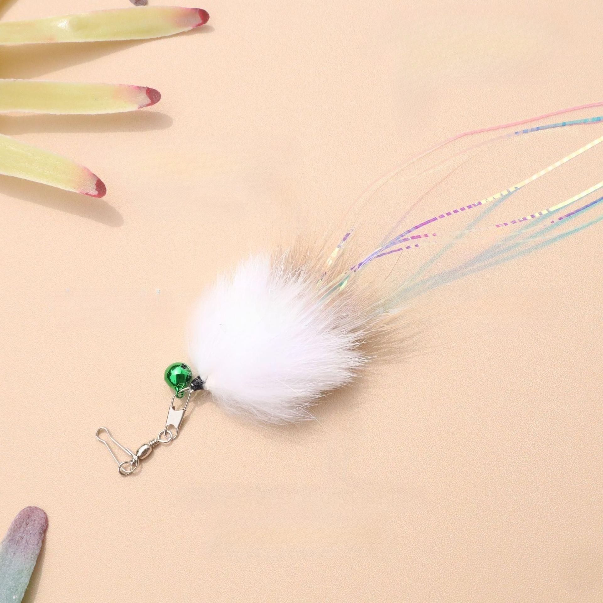 

2pcs/3pcs Jellyfish Tassel Cat Toy Accessories Plush Toy with Bell Kitten Cat Toys Interactive Replacement