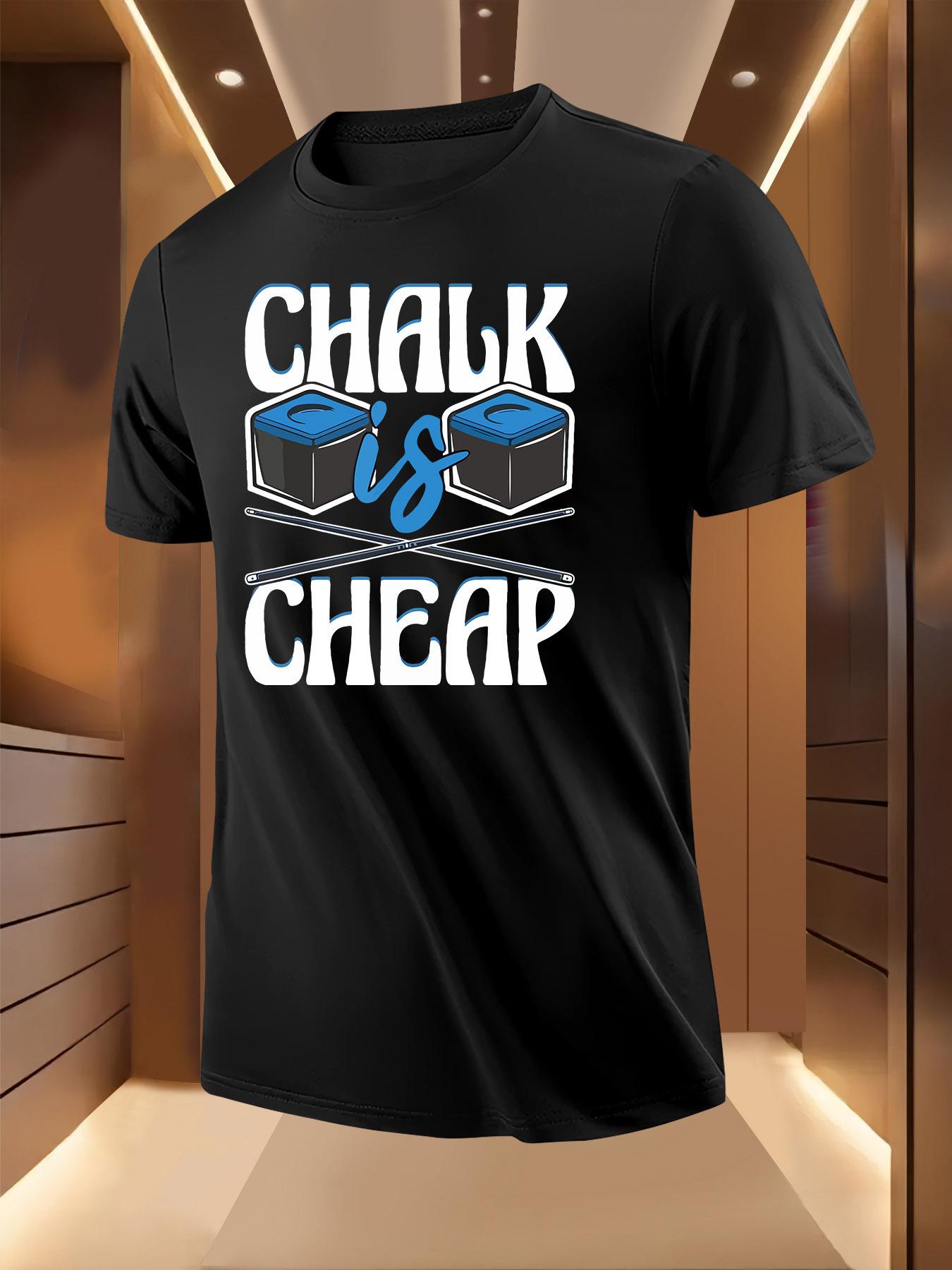 Summer Tshirt with Bold Chalk is Cheap Print - Light Ye... L