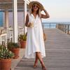 Women's  Casual Loose Linen-Cotton Sleeveless Dress