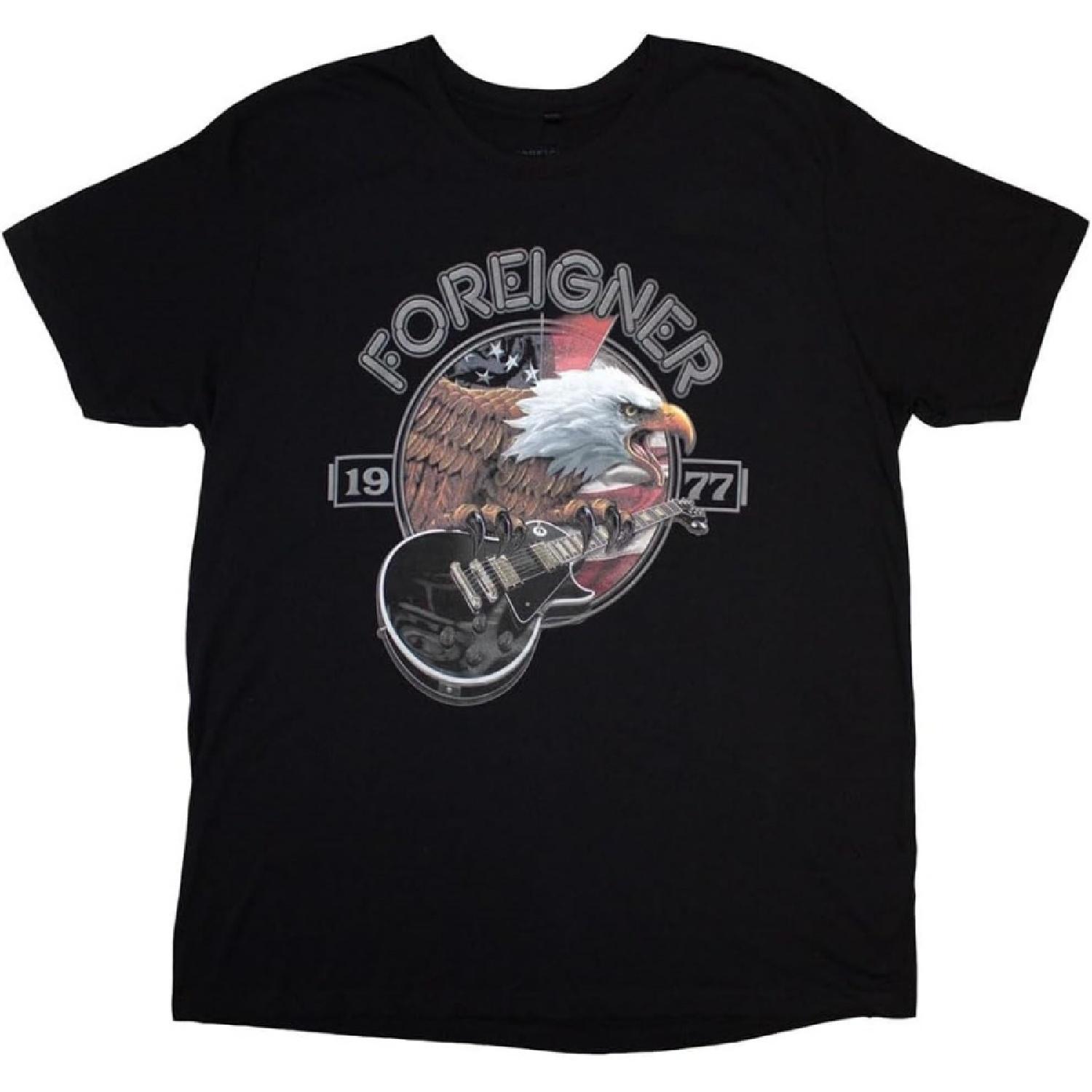 Foreigner Eagle Official Tee T-Shirt Mens Unisex XXXXXL разноцветный