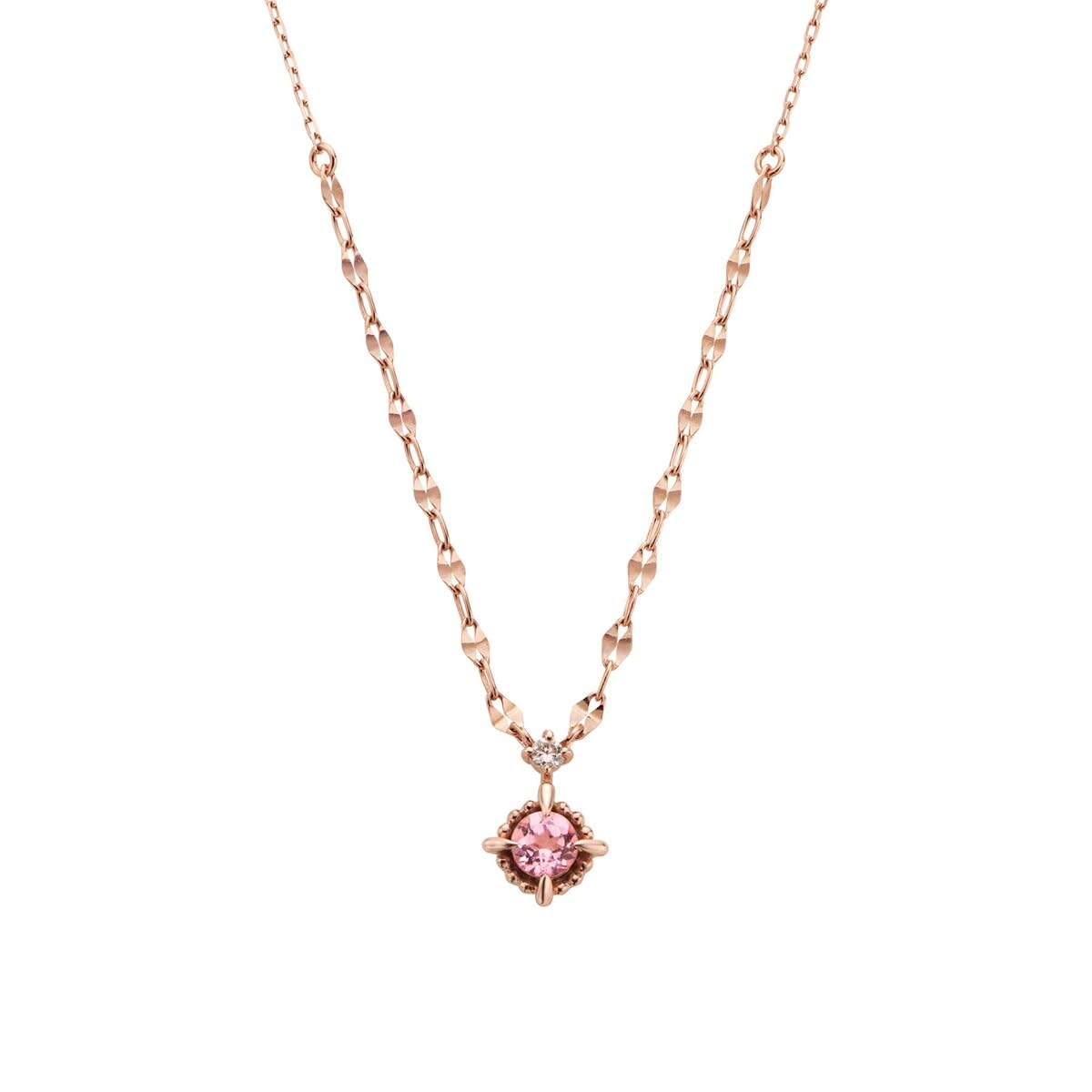 

Vendome Necklace K10 pink gold pink tourmaline GJAN049440TP [Official] [VIH Aoyama]
