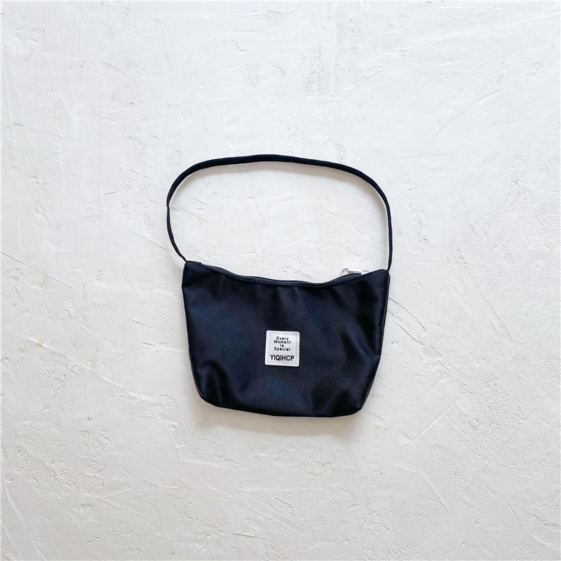 Stylish Children s Letter Print Shoulder Bag With Colorful Candy Design For School Use чёрный