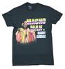 Uomo Macho Man Randy Savage In Abbigliamento da Wrestling Sfarzoso Maglietta Nera Nuova Piccola