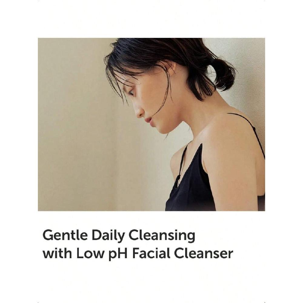 Dear, Klairs Gentle Black Facial Cleanser 140ml | Vegan, Low PH, Hydrating Finish, A Creamy Foam Cleanser, Daily Face Wash