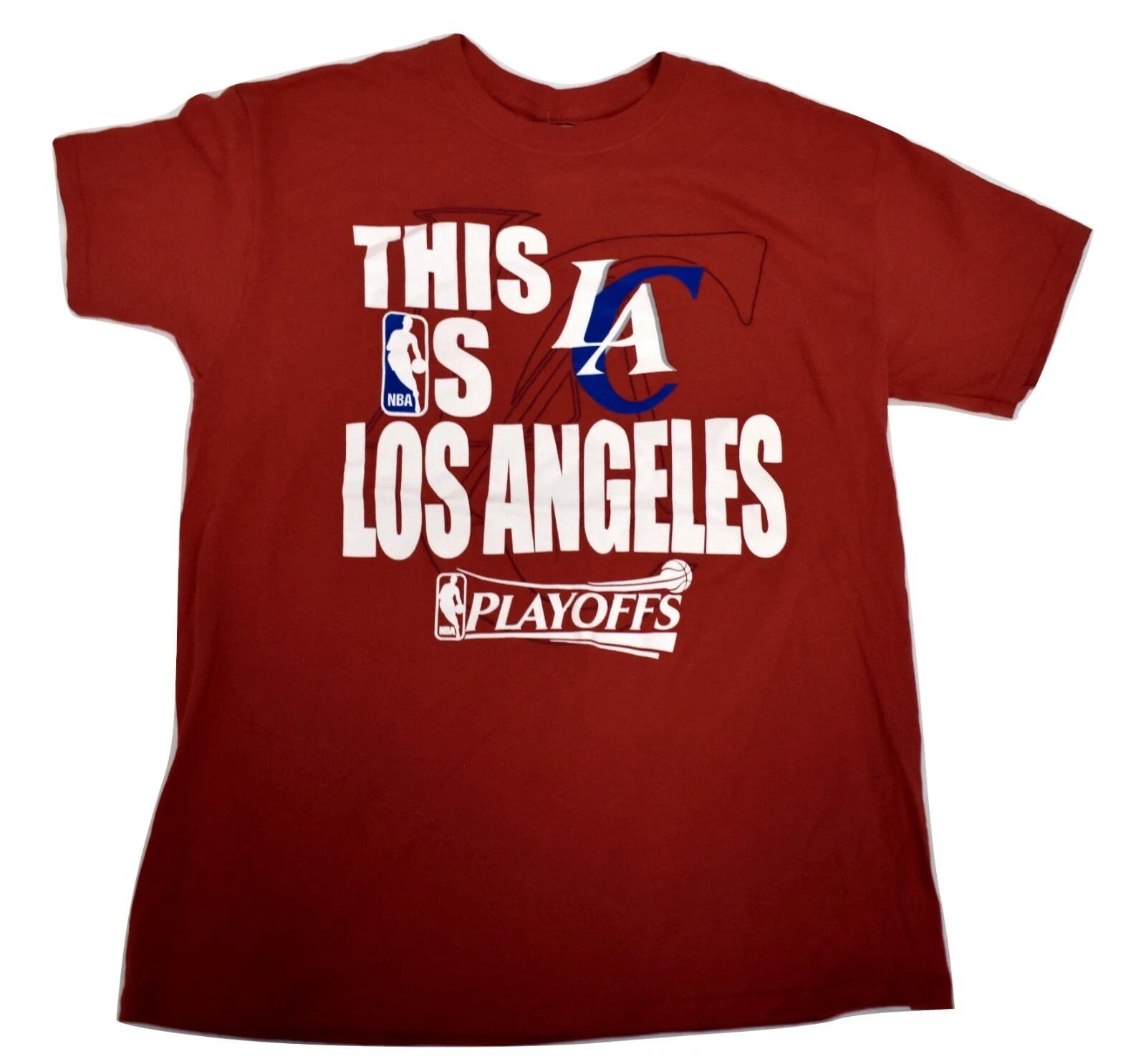 NBA Exclusive Mens This Is Los Angeles Clippers Playoffs Shirt New Large M