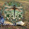 1PC Dragonfly pattern Automatic Open/Close Umbrella with Windproof, 8-Rib Sturdy Canopy, Durable Ribs, Fashionable Design, Outdoor Accessory, Fun Prin