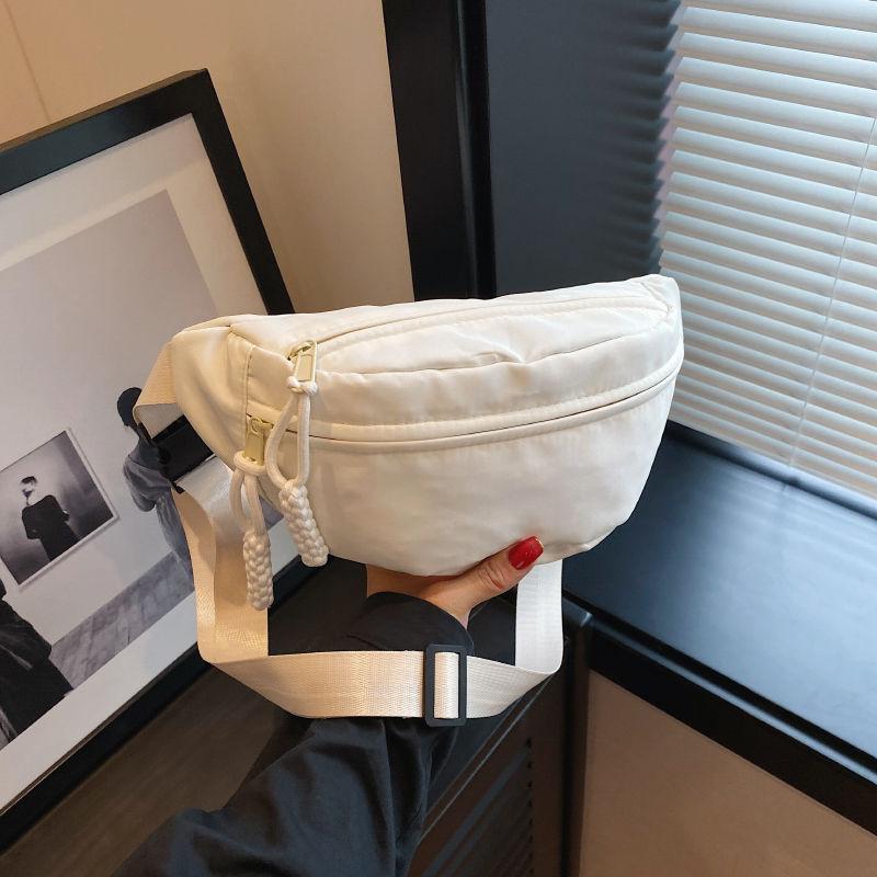 Cloth Bag Casual Bag Women's Trendy Crossbody Bag Internet Famous Sports Chest Bag Niche Versatile Ins Waist Bag