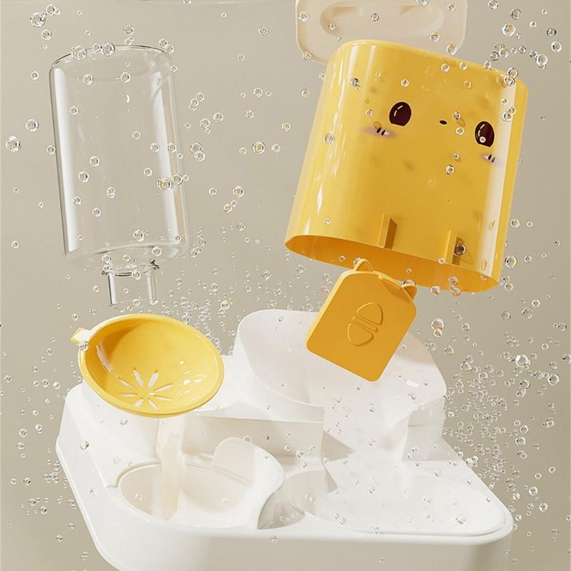 Smarted Pet Feeders With Timers And Portion Control Integrated Food Water Dish Anti Spill Safe Materials