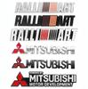 3D Metal Car Front Grille Emblem Rear Trunk Sticker for Mitsubishi RALLIART ASX Triton Outlander Lancer Mirage Xpander Triton