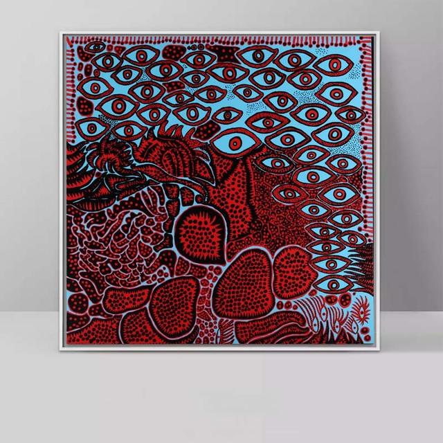 

Yayoi Kusama абстрактное искусство тыква холст картины постеры и принты настенные художественные картины для гостиной Cuadros украшение дома 20x20cm Unframed