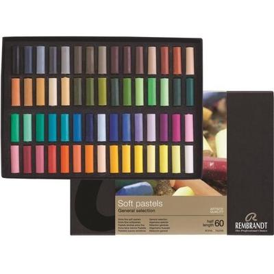 REMBRANDT 60 Half Pastels Dry Cardboard Box