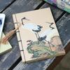 1pcs Chinese Retro Style Painting Bound Diary Blank Inner Page Notebook Very Suitable Note-Taking Journaling Graffiti Painting