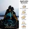 1pc Lord of the Rings Fellowship of the Ring Blanket Lightweight Flannel Throw for Sofa Bed Travel Camping Livingroom Office Couch Chair 1141KK