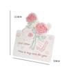 Cute 3D Flower Bouquet Greeting Cards Rose Decoration Cards Message Cards Thank You Card Thanksgiving Gifts