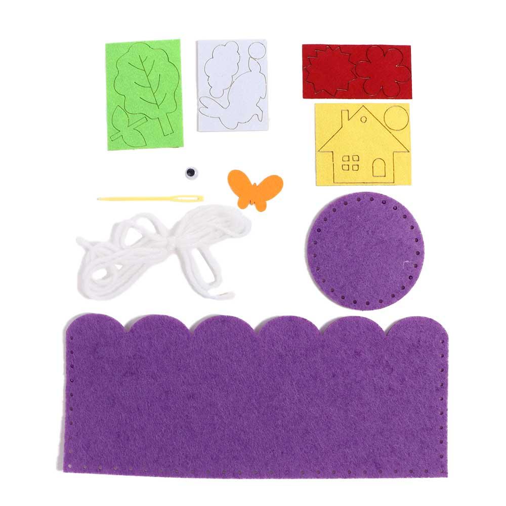 Crafts DIY Craft For Children DIY Pen Holder Non-Woven DIY Pencil Holder Handwork Pen Container