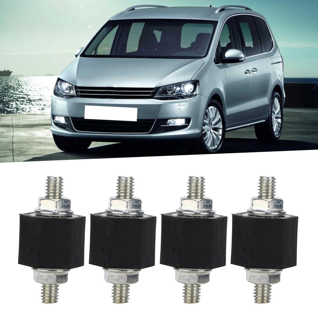 Intercooler Bracket Rubber Mount N191201256 with Nuts Replacement for Ford Galaxis Seat Alhambra Bj 96‑10