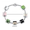 Minecraft Diy Bead Bracelet Kit With Zinc Alloy Charms For Teens And Adults