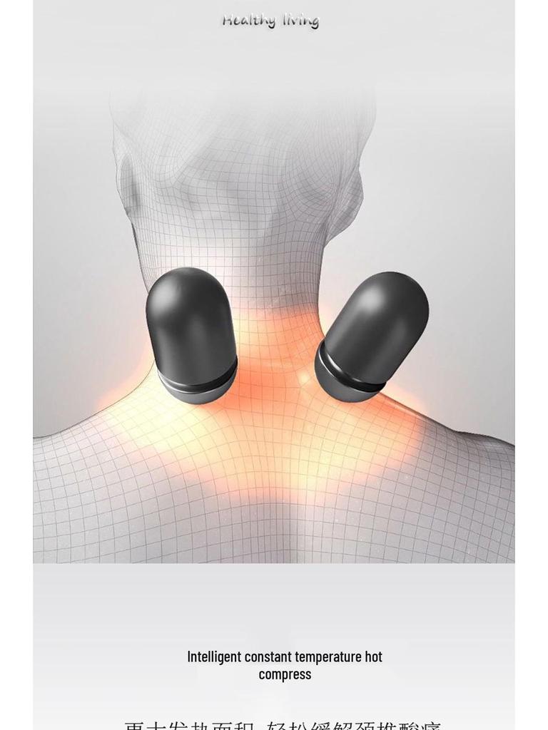 Cervical Massage and Sleep Aid Pillow with Vibration and Heating