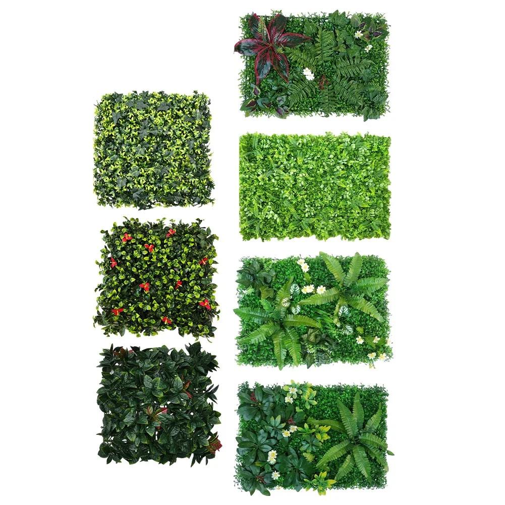 Artificial Lawn Plant Lawn DIY Background Wall Panels Fake Grass Leaf Wedding Decoration Green Grass Carpet Turf