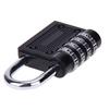 Zinc Alloy Password Lock Multifunctional 4 Dial Digit Gate Lock Waterproof Password Code Lock Anti-theft for Travelling Bag