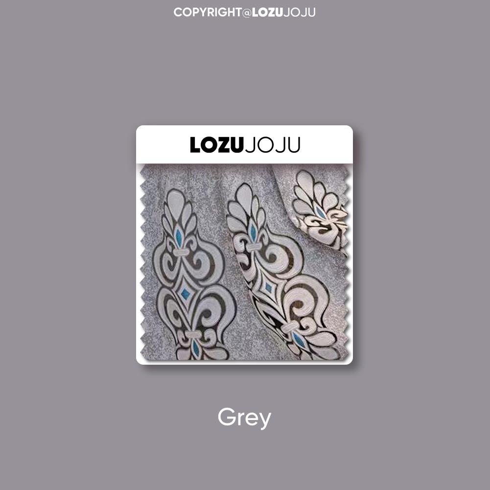 

1 шт. LOZUJOJU жаккардовая прозрачная занавеска 20-40% затемнение кольцевой тюль для гостиной спальни балкона окна домашнего декора W250cm x L260cm серый