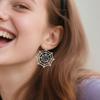 Lightweight Alloy Spiders Earrings with Allergy Resistant Pin Comfort Fit for Daily Wear Party Use Gothic Style Music Festivals