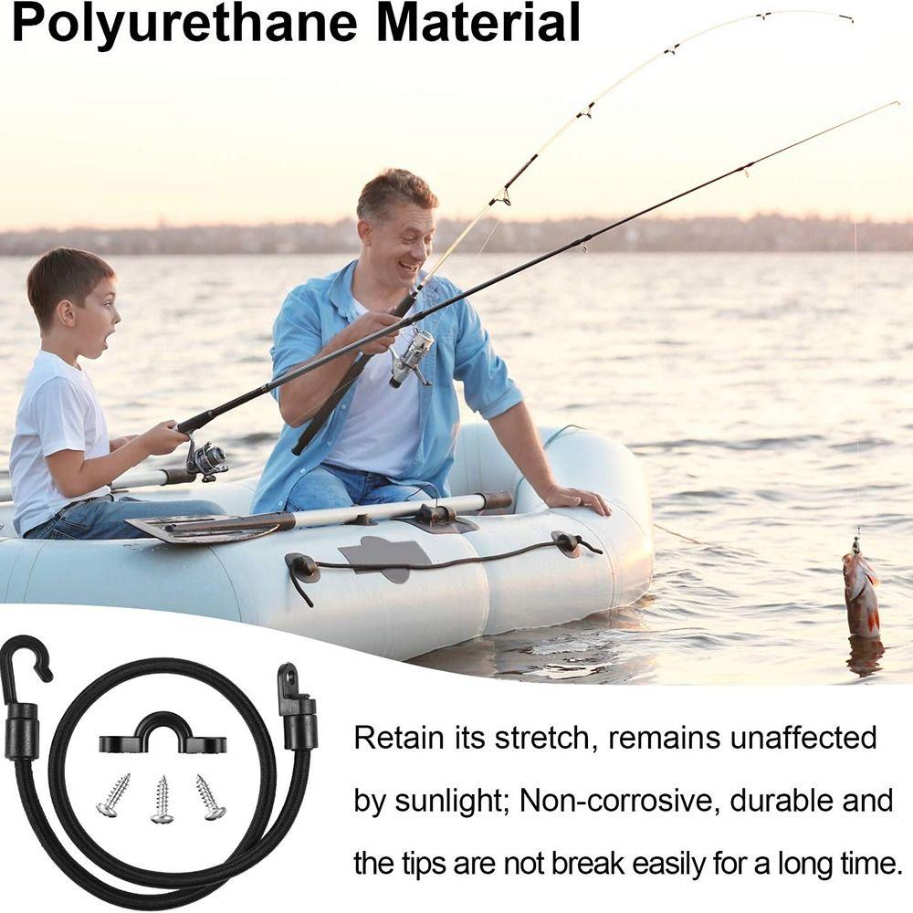 

Elastic Boat Rod Straps Universal Rod Tamer Replacement Fishing Rod Holders