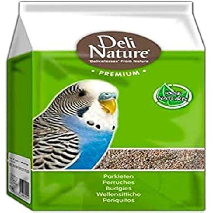 Aliment Pour Perruches Ondulées - DELI NATURE - 4 Kg - Mélange Complet - Petit Oiseau Exotique