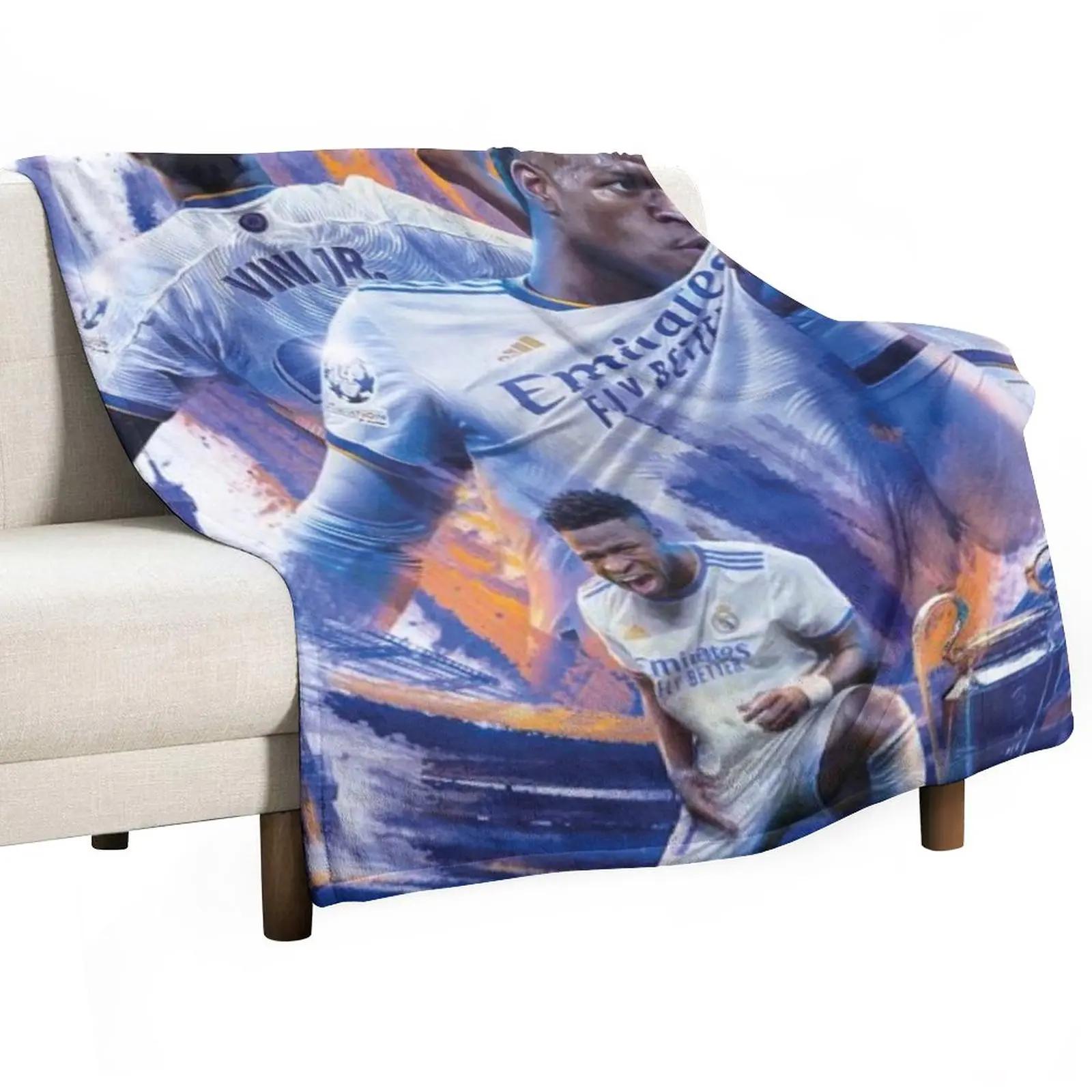 vinicius junior Throw Blanket Moving Blanket Multi-Purpose Hair Blanket 30x40in