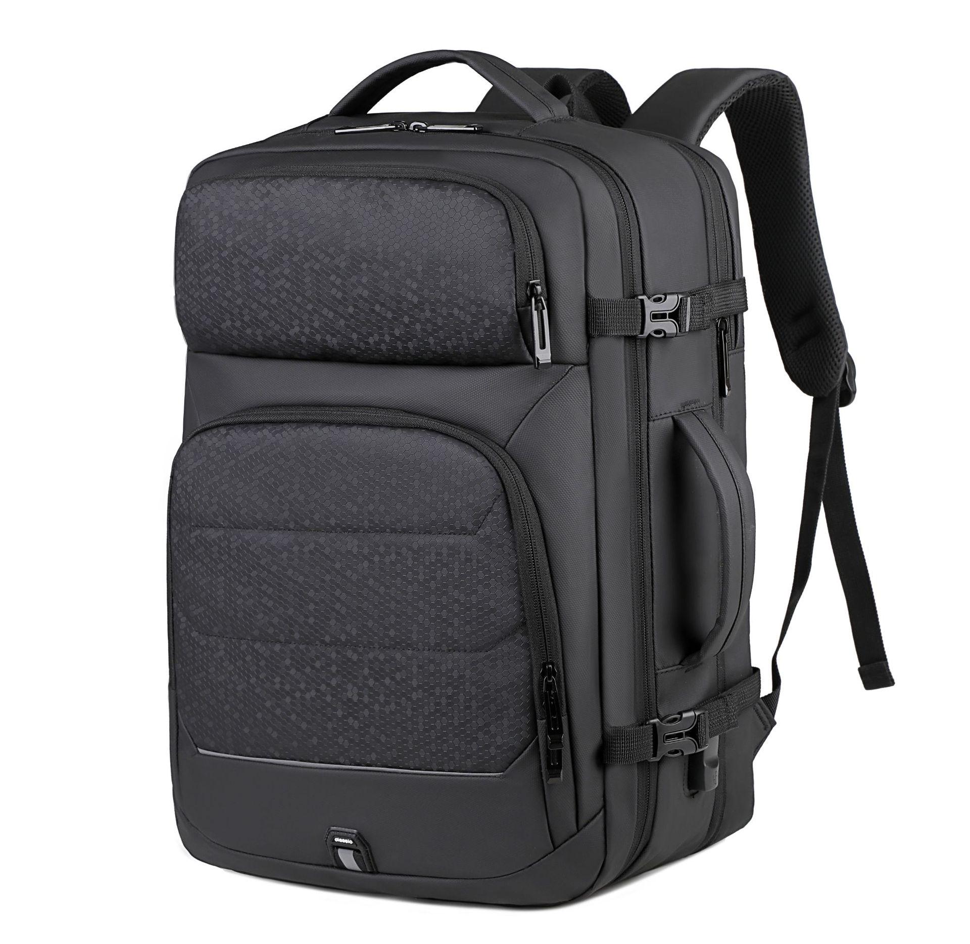 

Expandable Waterproof Laptop Backpack with USB Charging for Men & Women – Business & Casual Use