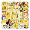 50 Cartoon Personalized Dogecoin DIY Waterproof Scooter Car Refrigerator Decoration Stickers