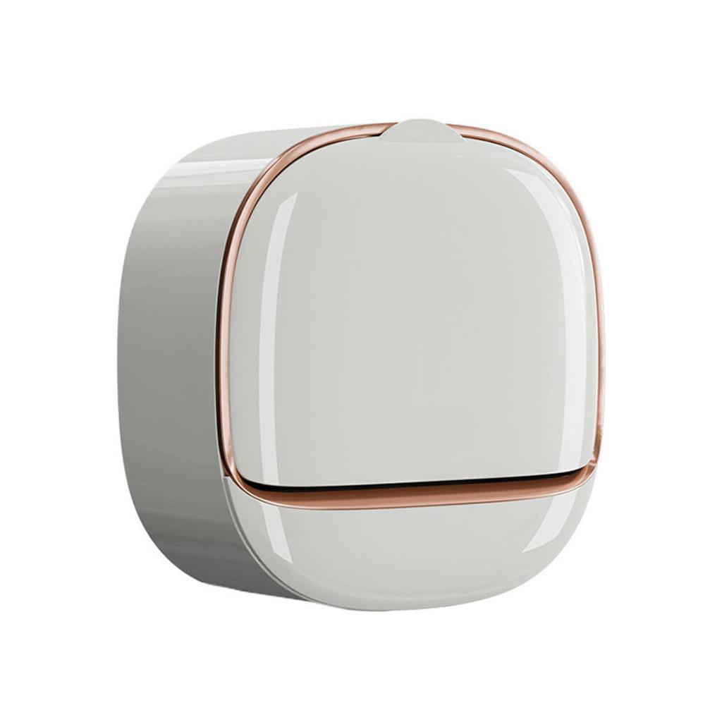 Soap Dish with Drainage Box Punch-Free Soap Holder Bathroom Drain  Box Flip Drain  Storage Case Bathroom Accessories
