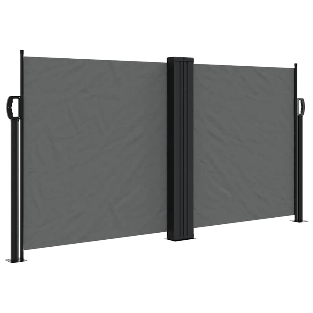 Vidaxl Retractable Side Awning, Anthracite, 120 X 600 Cm