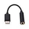Set of 2pcs Type C Input 3.5mm Port Output Cable USB C To 3 5mm Adapter Cord Wire Tablet Phone Accessory