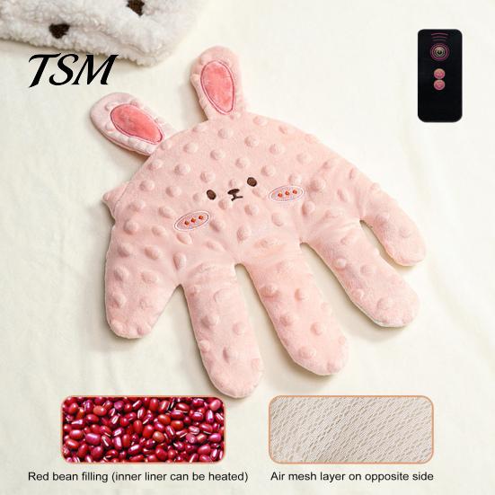 Guante para Bebé con Palma Suave Automático Prevención de Sobresaltos Eléctrico Almohada Eléctrica para Bebés Ayuda para Dormir Recién Nacidos Peluche de Dibujos Animados