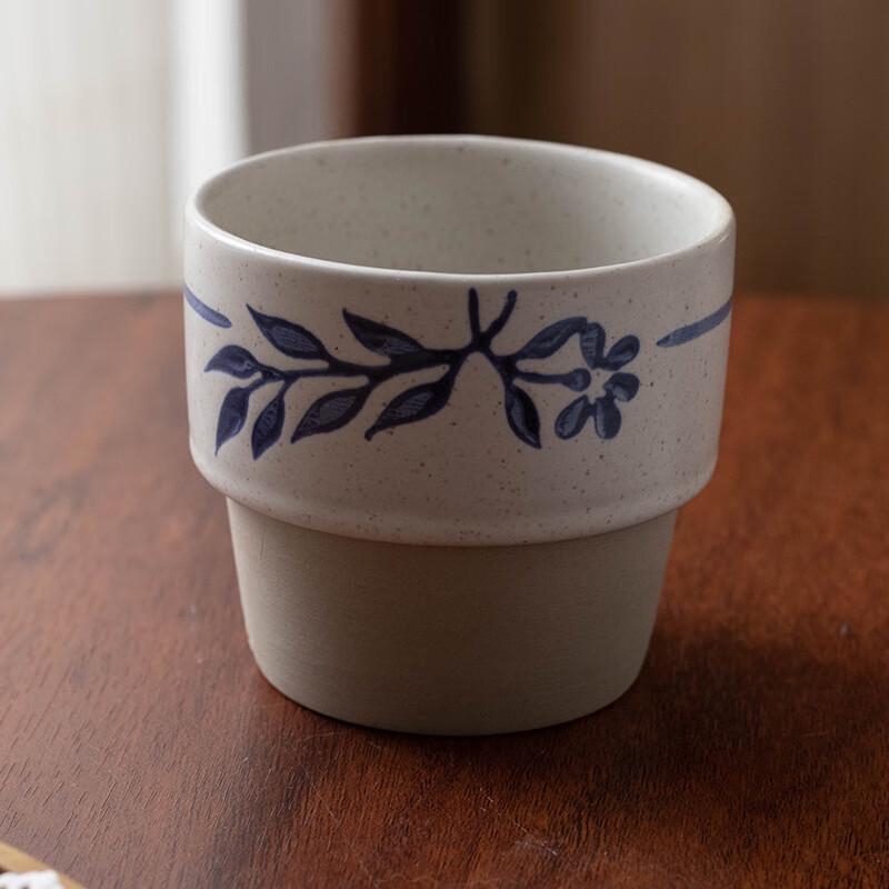 Stackable Ceramic Milk & Coffee Cup