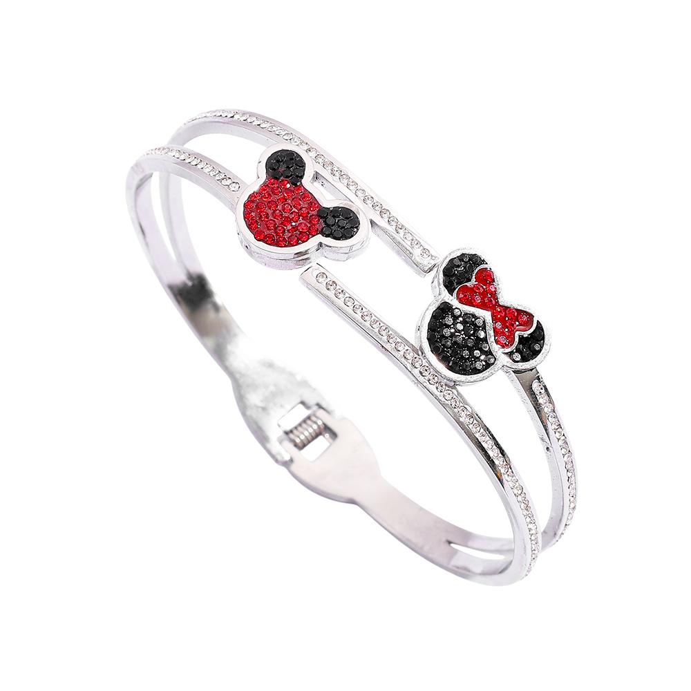 

Cartoon Anime Fashion Bangle Hollow Circle Button Cute Bracelet Jewelry Luxury for Fans Gifts