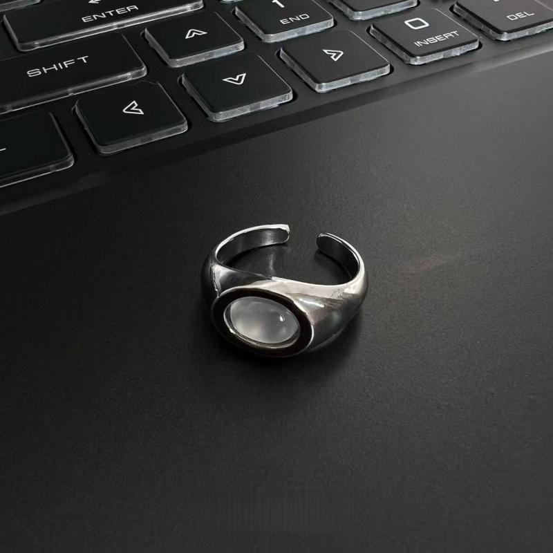 New Waterdrop Pearl Rings For Women Geometric Finger Adjustable Vintage Flower Pearl Ring For Party Birthday Jewelry Gift