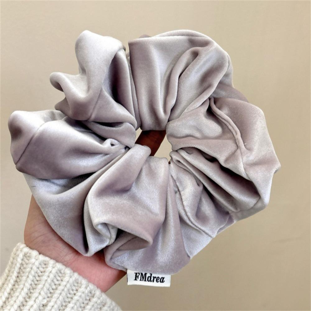 

Однотонный головной убор винтажный бархатный держатель для хвоста симпатичная резиновая веревка для волос для женщин и девочек фиолетовый