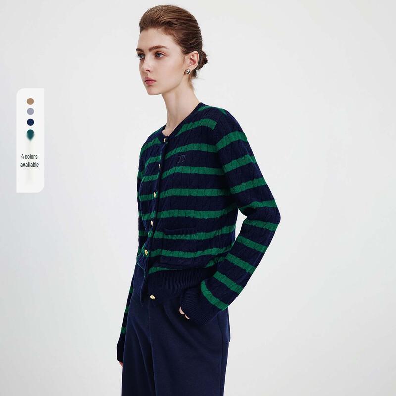 Navigare Women's Celebrity Style All-Wool Knitted Cardigan