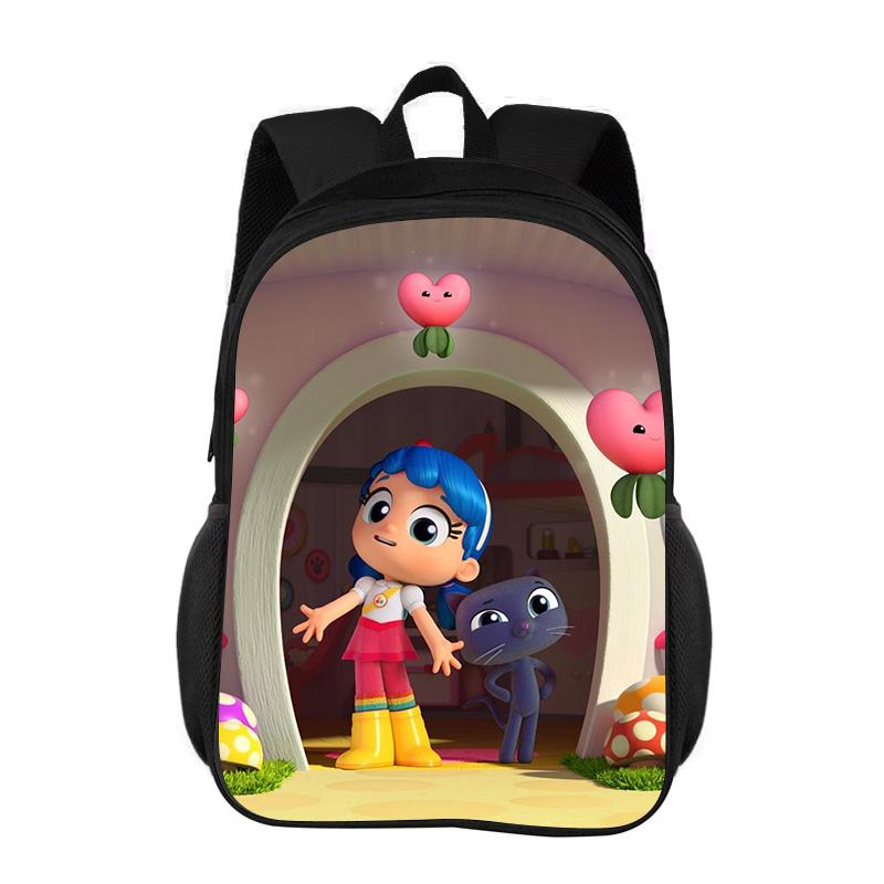 True and the Rainbow Kingdom Backpack Cartoon Print Student Cute Large Capacity Lightweight Shoulder Protection Backpack