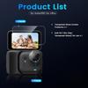 3/10-Pack Tempered Glass Screen Protector for Insta360 GO Ultra Action Camera Lens Cover PET Film Set Full Coverage Anti Scratch