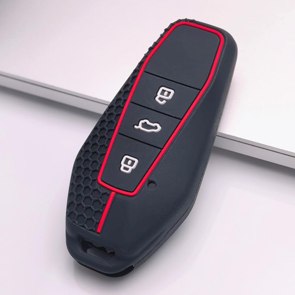 Key Fob Cover for Chery GT iCAR Shuxiangjia EQ7 AIQAR EQ5 EQ3 Anti-Scratch Surface Shockproof Structure Soft Grip Texture Easy Install Design